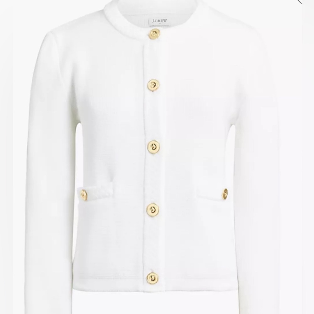 J.Crew Factory- Cotton lady jacket cardigan sweater